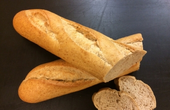 Stokbrood bruin, afgebakken