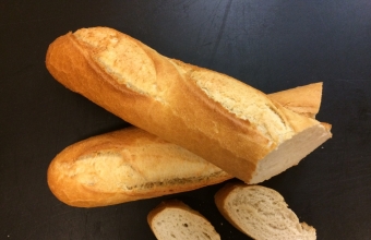 Stokbrood wit, afgebakken